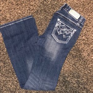 Girls bootcut rock & roll jeans